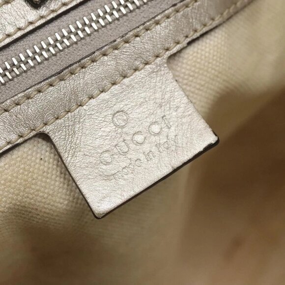GUCCI GG implementation Tote Bag Silver 197953 Auth 134533 - Picture 10 of 16